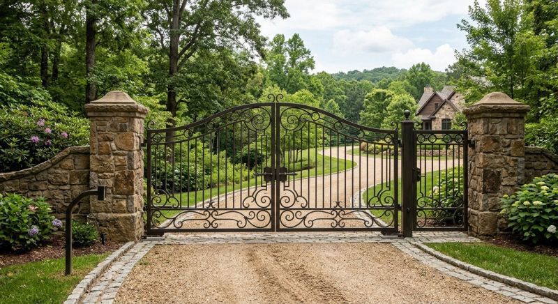 Entrance Gate Installation in Boca Raton, FL