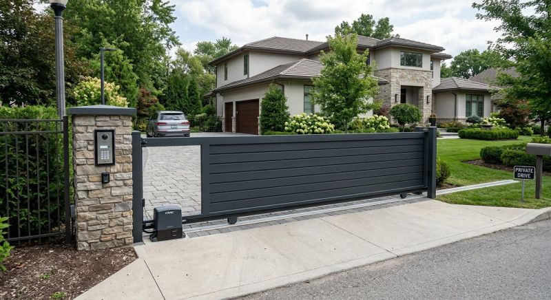 Motorized Gate Installation in Plano, TX