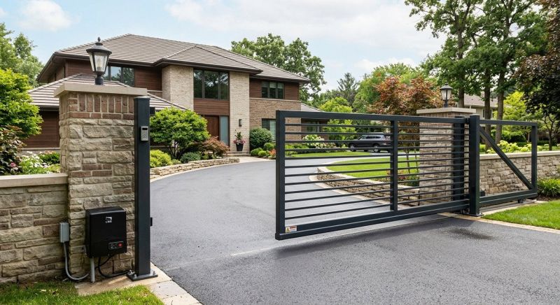 Motorized Gate Installation in Alpharetta, GA